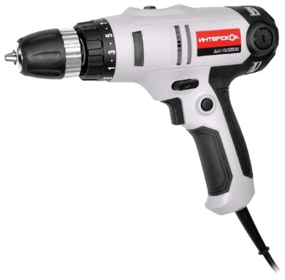 Дрель-шуруповерт Интерскол ДШ-10/320Э2 320Вт патрон:быстрозажимной