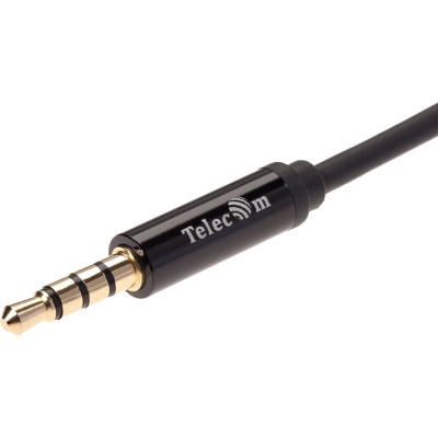 Кабель удлинит 3.5 Jack (M) - 3.5 Jack (F), 2м Telecom PRO <TAV7179M-2M> VCOM Кабель-переходник Telecom Jack 3.5 mm M/Jack 3.5 mm F (TAV7179M-2M)