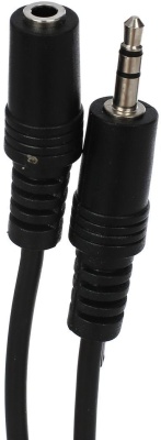 VCOM VAV7179-1.5M Кабель удлинительный 3.5 Jack (M) - 3.5 Jack (F), стерео, аудио, 1.5м [6937510860616]