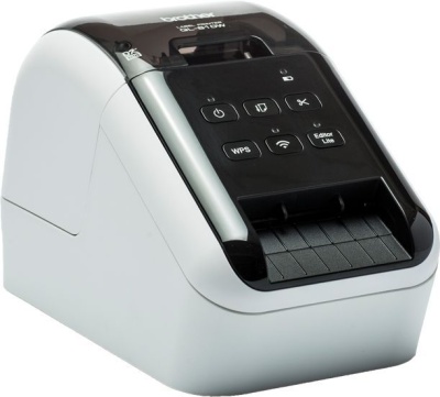 Термопринтер Brother QL-810W (для печ.накл.) стационарный серебристый/черный