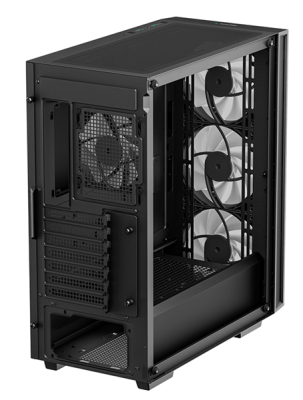 Копрус Deepcool MATREXX 55 V4 без БП, боковое окно (закаленное стекло), 3xARGB LED 140мм вентилятора спереди, 1xARGB LED 120мм вентилятор сзади, черный, ATX (MATREXX 55 V4)