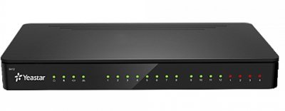 YEASTAR IP-АТС до 20 абонентов и 8 одновременных вызовов, позволяет подключать аналоговые линии/телефоны, BRI, GSM, UMTS-линии посредством дополнительных модулей, имеет в составе 8 предустановленных ( (S412)