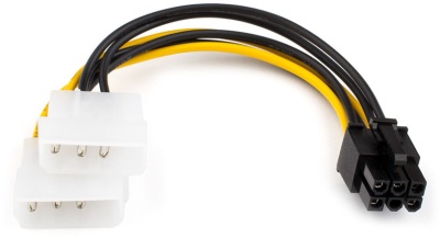 Кабель 6 pin to 2 molex (Video power) ATcom 6-pin - 2 x Molex (AT6185)