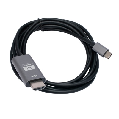 Cablexpert CCB-A-CM-HDMI-1.8M Кабель-переходник с Type-C на HDMI  v2.0, Mobile, 1.8м, черный, корбка