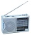 Радиоприемник портативный Hyundai H-PSR160 серебристый USB microSD