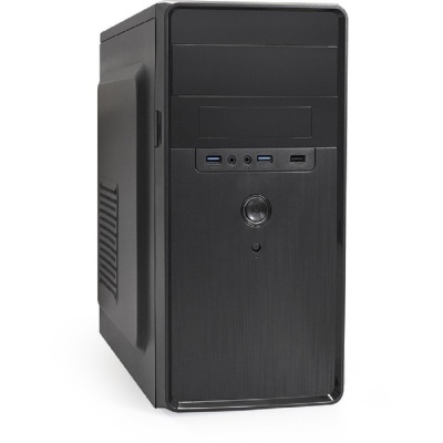 Exegate EX286429RUS Корпус Minitower ExeGate BA-309U2 (mATX, без БП, 1*USB+2*USB3.0, HD аудио, черный)