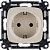 Legrand 753820 Valena ALLURE.Силовая розетка 2К+З 16А 250В с защитными шторками.Безвинтовые зажимы.С лицевой панелью.Слоновая кость