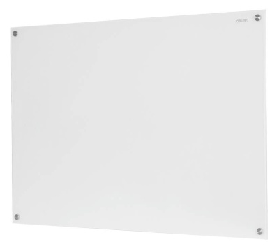 Доска стеклянная Deli 8741 стеклянная белый 100x200см стекло магнитный 4 магнита/2 маркера/стиратель