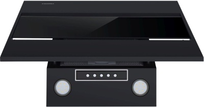 Вытяжка каминная Maunfeld Bridge 60 черный/черное стекло управление: кнопочное (1 мотор)