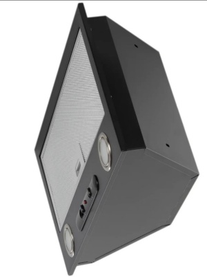 Встраиваемая вытяжка Elikor Врезной блок 52П-400-П3Д, управление ползунковое, черный