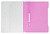 Папка-скоросшиватель Бюрократ Pastel -PSLPAST/PINK A4 прозрач.верх.лист пластик розовый 0.14/0.18
