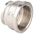 Муфта Gappo переходная ВР-ВР никелированная 1/2" х 3/8"