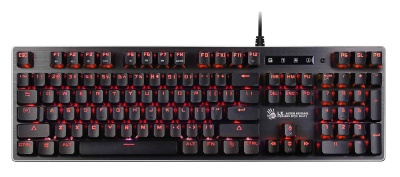 Клавиатура A4Tech Bloody B760 механическая серый/оранжевый USB for gamer LED