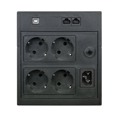 Источник бесперебойного питания Powercom Raptor, Line-Interactive, 1500VA/900W, Tower, 4xSchuko, LCD, USB (1107535) (RPT-1500AP-LCD)