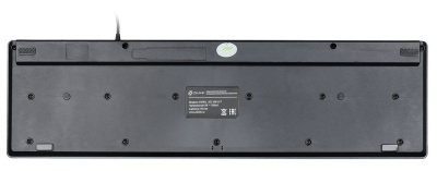 Клавиатура Оклик 550ML черный USB slim Multimedia LED