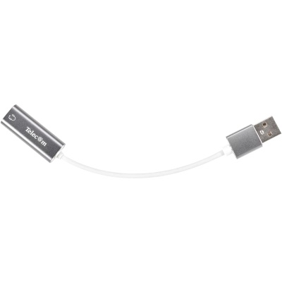 Переходник аудио USB2.0(M)-->3.5мм F (гнездо) Telecom  0.1м <TA316U> VCOM Переходник Telecom USB 2.0 Type-AM/mini jack 3.5 mm F (TA316U)