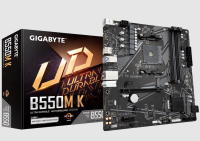 Материнская плата AMD B550 SAM4 MATX B550M K GIGABYTE