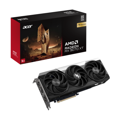 Видеокарта Acer RX9070XT NITRO OC 16GB GDDR6 256bit 3xDP HDMI 3FAN RTL