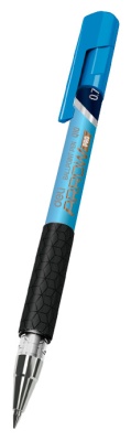 Ручка шариковая Deli EQ10-BL Arrow 0.7мм резин. манжета синий металлик/синий синие чернила