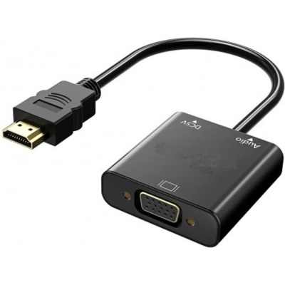 KS-is KS-426 Адаптер HDMI M в VGA F audio