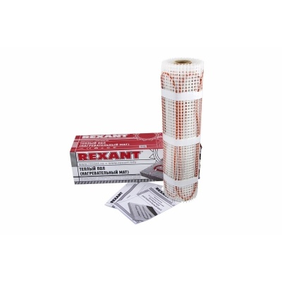 Rexant 51-0524 Теплый пол (нагревательный МАТ) Extra, площадь12,0 м2 (0,5 х 24,0 метров), 1920Вт, (двух жильный)