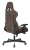 Кресло игровое Бюрократ VIKING KNIGHT Fabric темно-коричневый Light-10 с подголов. крестовина металл