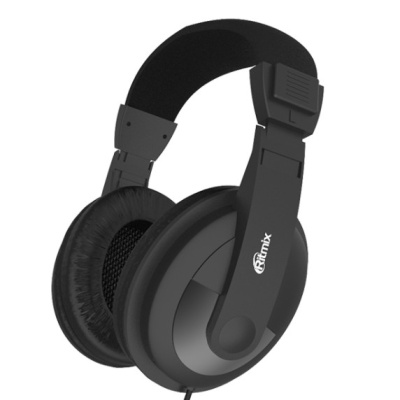 Наушники RITMIX RH-524TV проводные, цвет черный