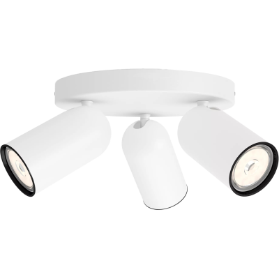 Потолочный светильник Philips Philips PONGEE plate/spiral white 3xNW 230V (915005531101)