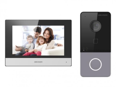 HIKVISION DS-KIS603-P(C) LCD 7" IP DOORPHONE BUNDLE Монитор