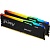 Модуль памяти Kingston 64GB DDR5 6000MHz DIMM FURY Beast Black RGB EXPO Non-ECC Unbuffered DIMM (Kit 2*32GB) 2RX8 36-38-38 1.35V 288-pin 16Gbit
