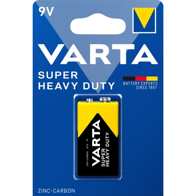 Батарейка Крона Varta SUPERLIFE 6F22 9-Volt-Block (Krona) (02022101411)