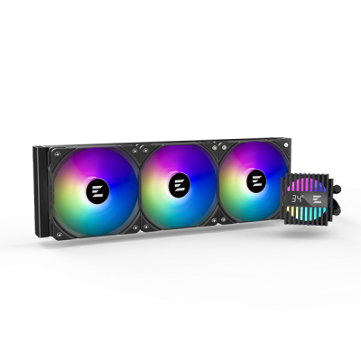 Система водяного охлаждения Zalman CPU Liquid Cooler 360mm, ARGB, black (ALPHA2 A36 Black)
