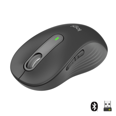 Мышь беспроводная Logitech Signature M650 L GRAPHITE, BT (арт. 910-006388, M/N: MR0091 / CU0021)