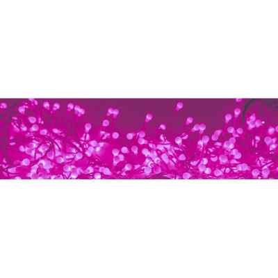 Neon-night 303-617 Гирлянда "Мишура LED"  6 м  прозрачный ПВХ, 576 диодов, цвет розовый