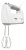 Миксер ручной Bosch MFQ36480 450Вт белый/серый