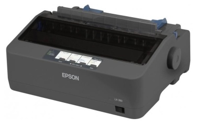Принтер матричный Epson LX-350 (C11CC24031/C11CC24032), (А4, 357 cps (12 cpi), USB, LPT, COM)