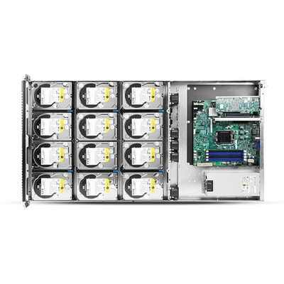 RM14500H01*13640 1U,12BAY HDD,W/REAR WINDOW+MINI SAS CABLE,SINGLE(CHENBRO,SR/SK),REV."A01"