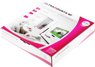 Кронштейн ЖК наклонно-поворотный 17-43" [44-109см] до 20кг. UM867W [бел] UltraMounts