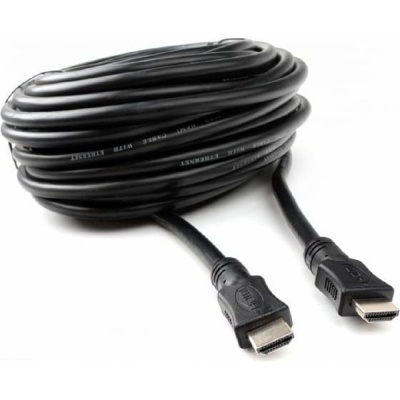 Кабель HDMI Cablexpert CC-HDMI4L-20M, 20м, v2.0, 19M/19M, серия Light, черный, позол.разъемы, экран, пакет