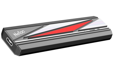 Ssd накопитель Netac ZX20L 2TB USB 3.2 Gen 2 Type-C External SSD, R/W up to 2000MB/1800MB/s, with USB C to A cable and 20Gbps USB C to C cable, 5Y wty (NT01ZX20L-002T-32BK)