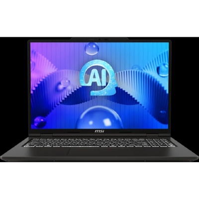 Ноутбук без сумки MSI Venture 16 AI A1MG Ultra7 155H 16" 16:10 2K OLED (2048*1280) 120Hz DDR5 16GB (8GB*2),1TB SSD,Intel Arc Graphics ,55.2Whr,1,9kg,1y,Dos,Solid Gray