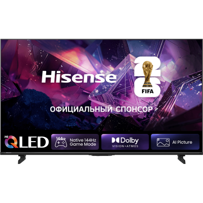 Телевизор QLED Hisense 65" 65E7S черный 4K Ultra HD 60Hz DVB-T DVB-T2 DVB-C DVB-S DVB-S2 USB WiFi Smart TV