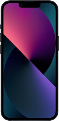 Смартфон Apple A2634 iPhone 13 128Gb 4Gb темная ночь моноблок 3G 4G 2Sim 6.1" 1170x2532 iOS 16 12Mpix 802.11 a/b/g/n/ac/ax NFC GPS GSM900/1800 GSM1900 TouchSc Protect