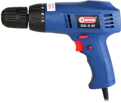 Дрель-шуруповерт Диолд ЭШ-0,45 450Вт патрон:быстрозажимной
