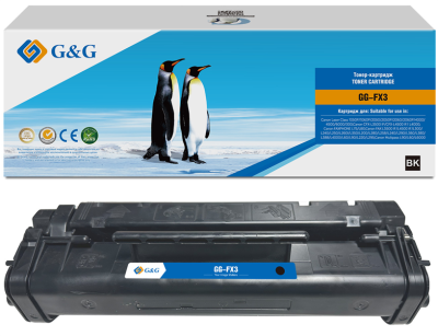 Тонер-картридж G&G toner-cartridge for Canon Laser Class 1050P/1060P/2050/2050P/2060/2060P/4000/4500/6000/300;Canon CFX-L3500 IF/CFX-L4500 IF/ L4000;Canon FAXPHONE L75/L80;Canon FAX L3500 IF/L4500 IF/L300/L240/L250/ (GG-FX3)