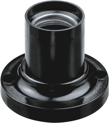 Патрон потолочный Е27 карболитовый черный