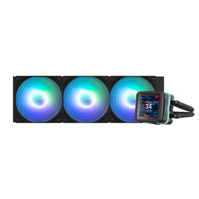Система охлаждения Zalman CPU Liquid Cooler 360mm, ARGB, LCD Display, black