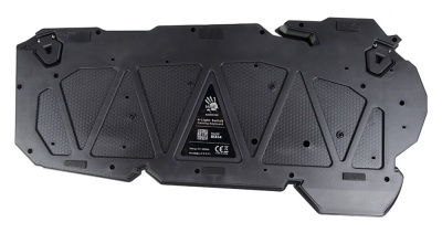 Клавиатура A4Tech Bloody B314 черный USB Multimedia for gamer LED (подставка для запястий)