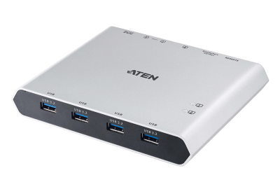 Квм перевключатель ATEN 2-Port 4K DisplayPort USB-C KVM Dock Switch with Power Pass-through (US3311-AT-G)