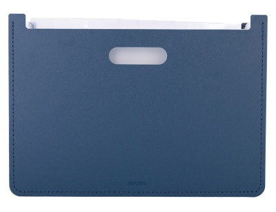 Лоток вертикальный Deli 63951DK-BLUE для бумаг A4 темно-синий полипропилен